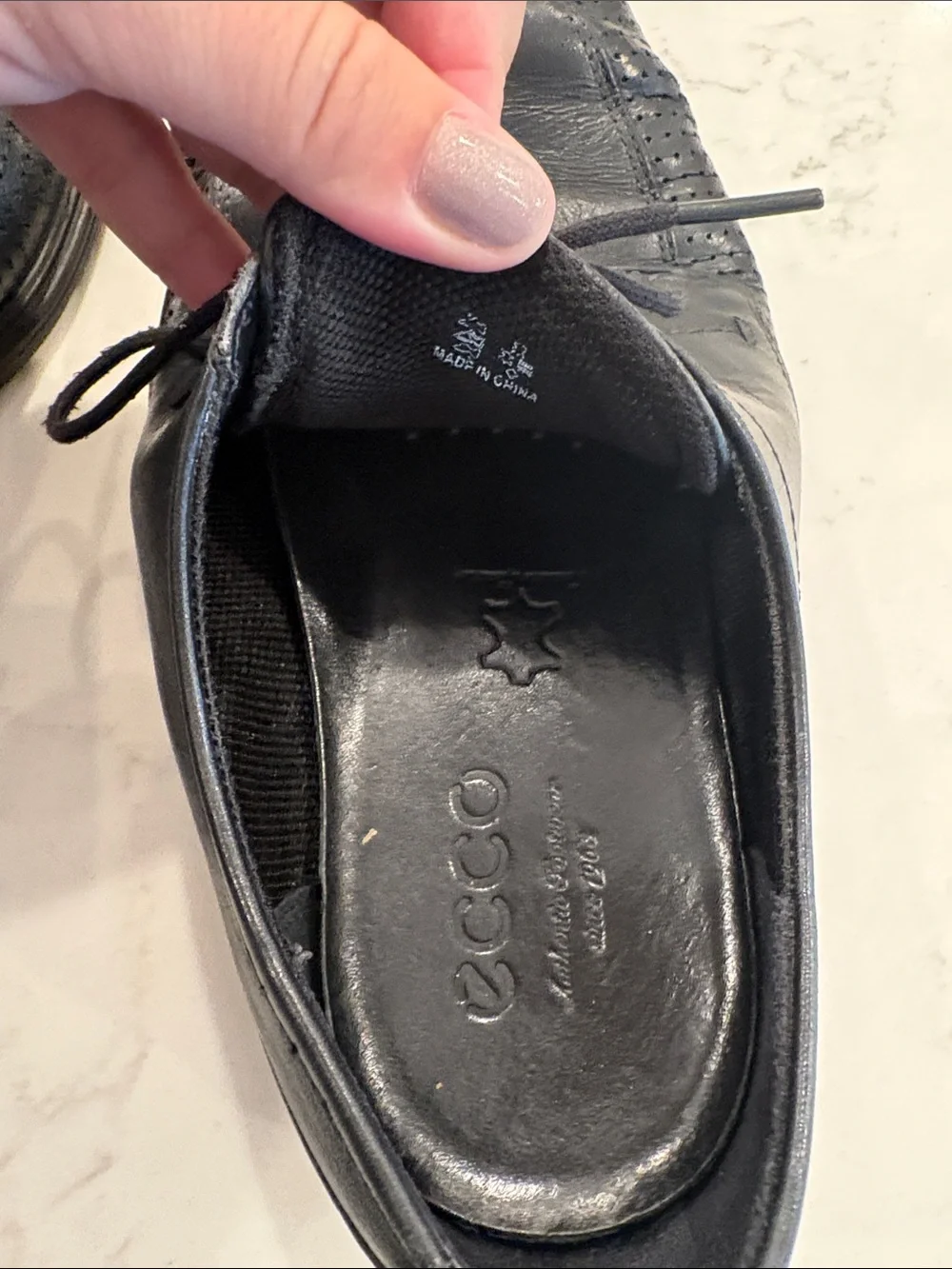 Men’s Ecco leather dress shoe | size 41